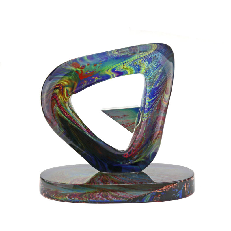 Sculpture en verre de Murcie Triangolo