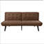 Canapé-lit convertible avec futon, canapé-lit de 63 po avec dossier réglable à 5 positions, causeuse moderne pour petits espaces, lit d'invité et salon-531927717