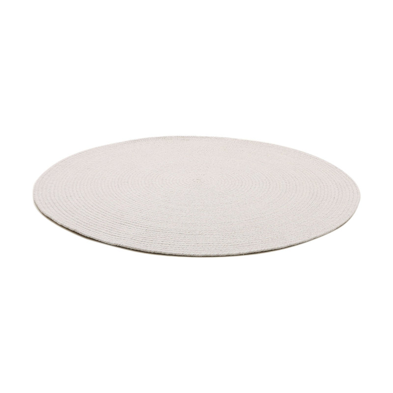 Area Rug in White, Round 10'