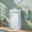 Ensemble de meuble-lavabo simple blanc 18 po