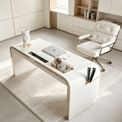 Italian minimalist modern office desk