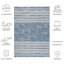 Tapis intérieur / extérieur à rayures Amarien Performance-447886180