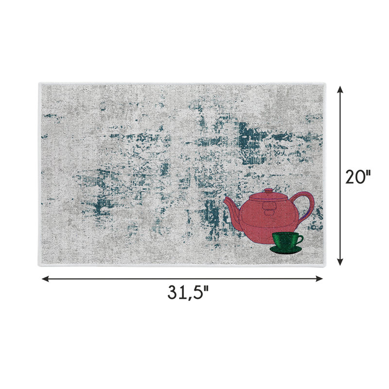 US States Cotton Indoor Rug