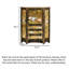 Commodes décoratives peintes de coin classiques
