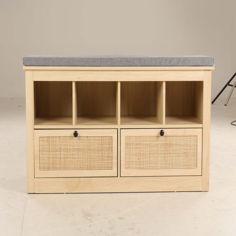 Banc de rangement en tissu Arshiya