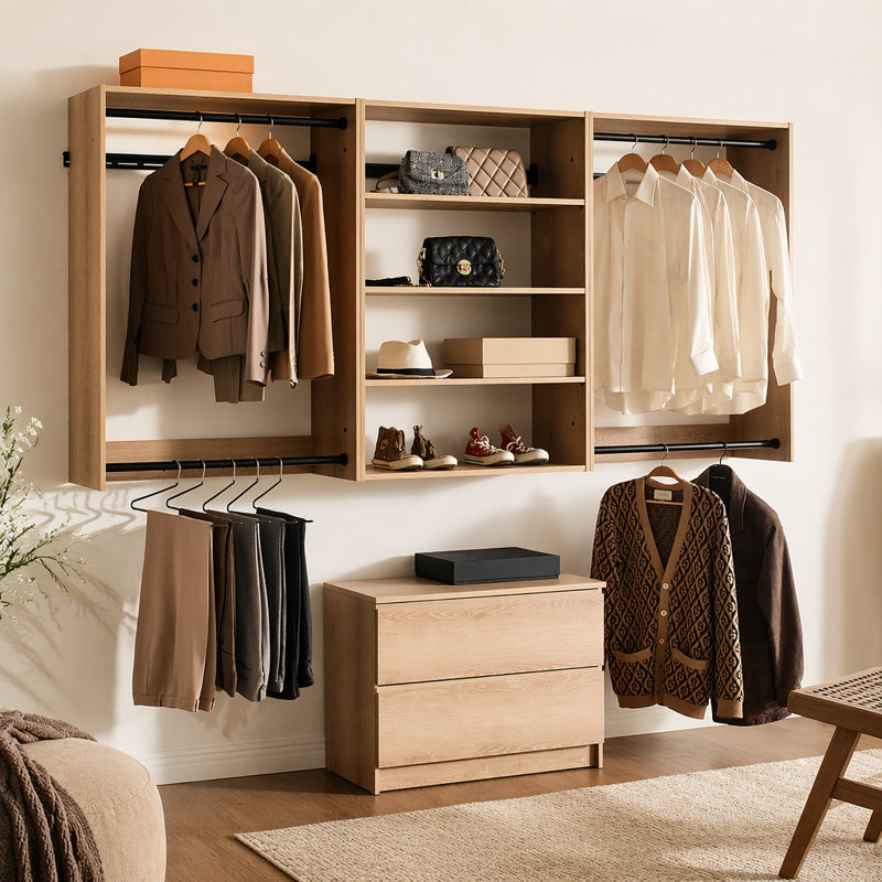 Système de placard en bois Devi