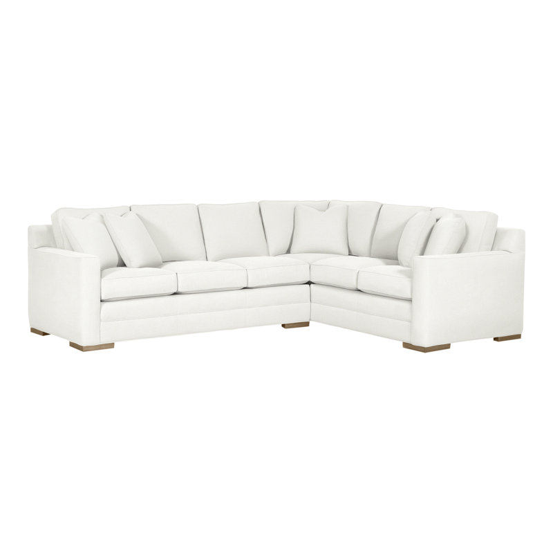 Summerton Upholstered L-Shaped Sectional Right Hand Facing, Kempsey Sheepskin, Hampton