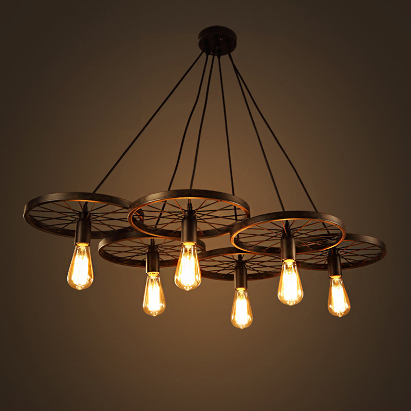 Manolis 6 - Light Bronze Cluster Pendant