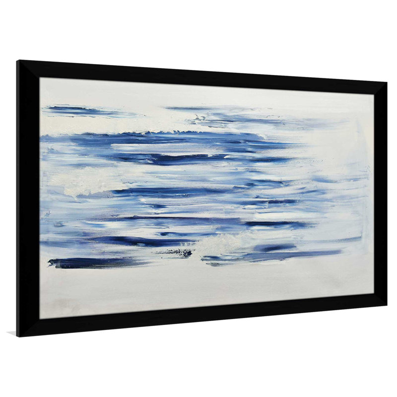 Out of the Blue (Hort) - imprimé, H 21,5 po x l 27,5 po x P 0,75 po, Cadre noir