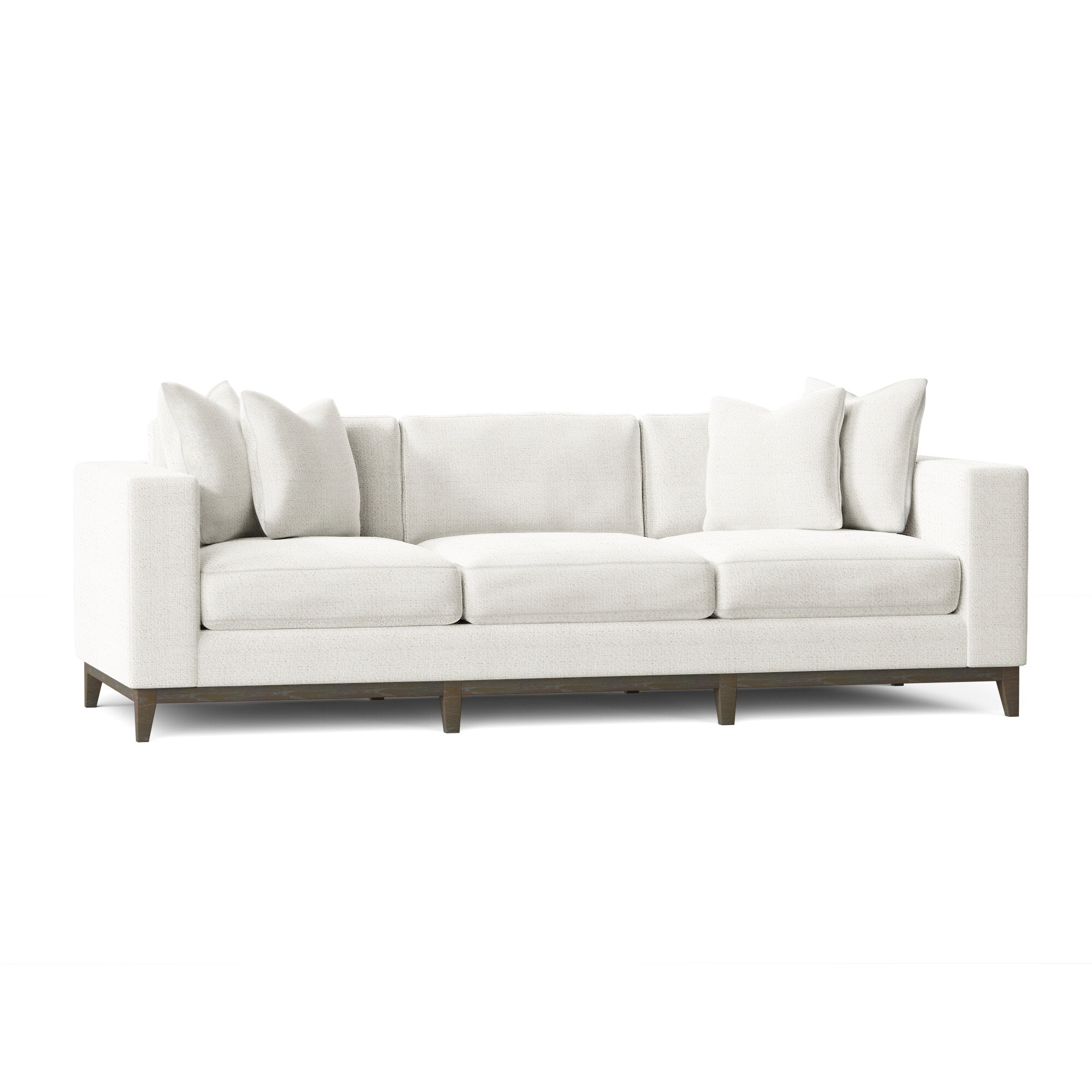 Noel 100" Square Arm Sofa, Portobello, Beige Boucle 1168-012