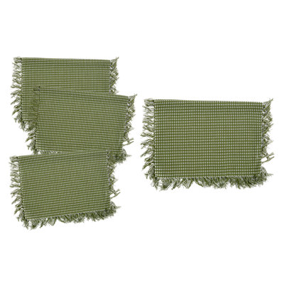 Pocklingt Cotton Gingham Rectangle Placemat