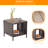 Kamario Square Wicker Outdoor Side Table , 18.11'' in. W 18.11'' in. D-1555674871