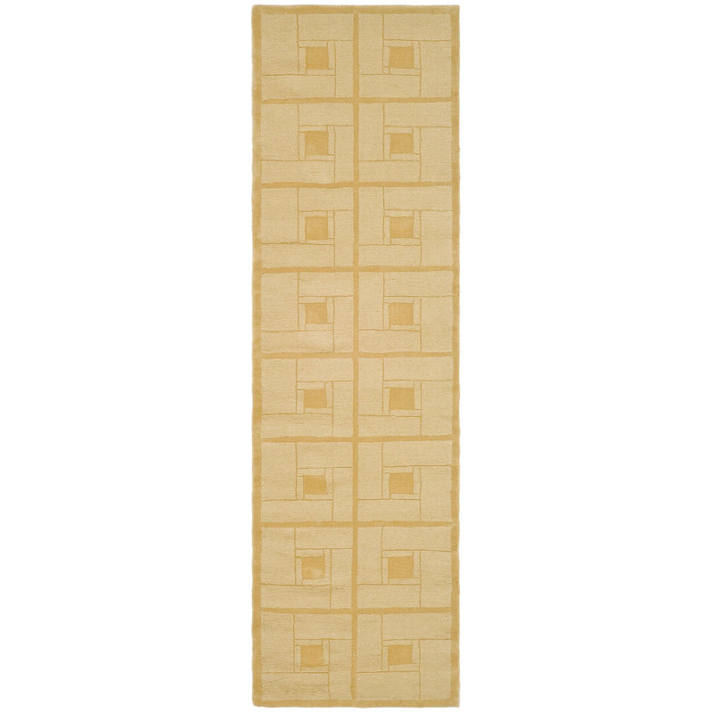 Martha Stewart Hand Tufted Wool Geometric Rug, Runner 2'3" x 8'