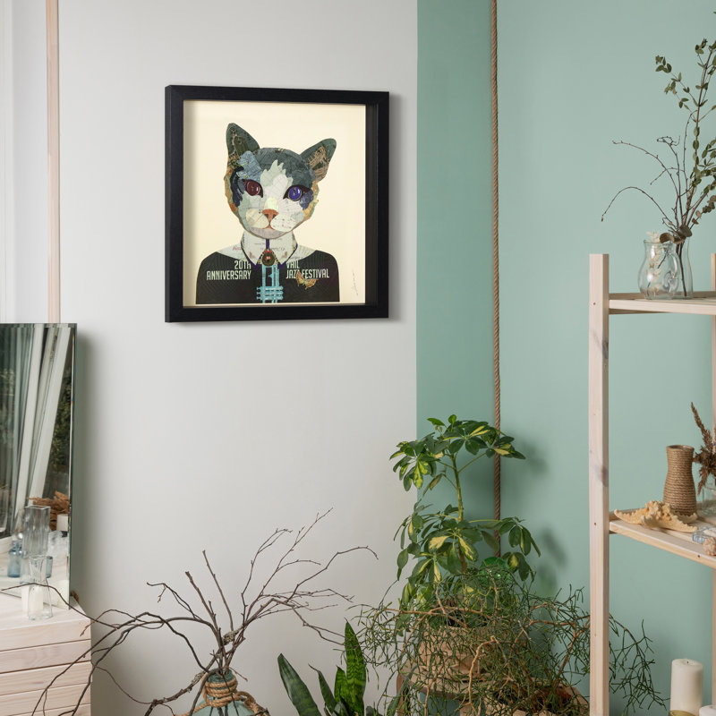 « funky cat 1 », impression