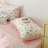 Pink Floral Duvet Cover Green Botanical Leaf Printed On White Spring Comforter Cover Soft Microfiber Aesthetic Bedding Set-117163532