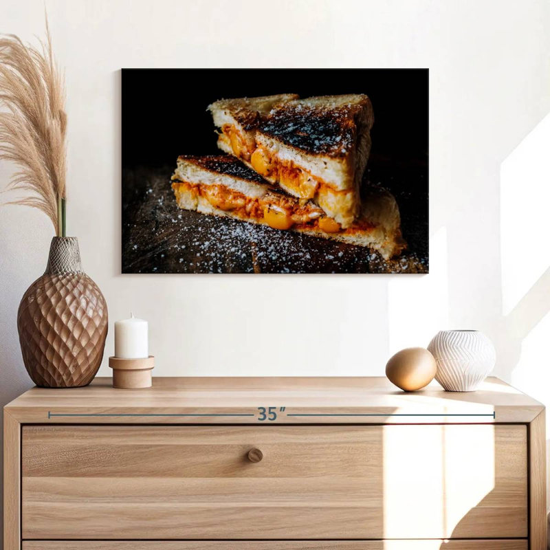 Yarlin Grilled Cheese, 26" H x 39" W