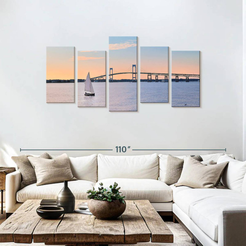Mehar Newport Bridge, 40" H x 80" W