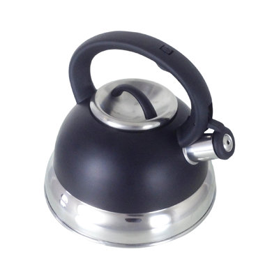 Buckingham Whistling Kettle Stovetop Stainless Steel, Induction Compatible 3 Litres