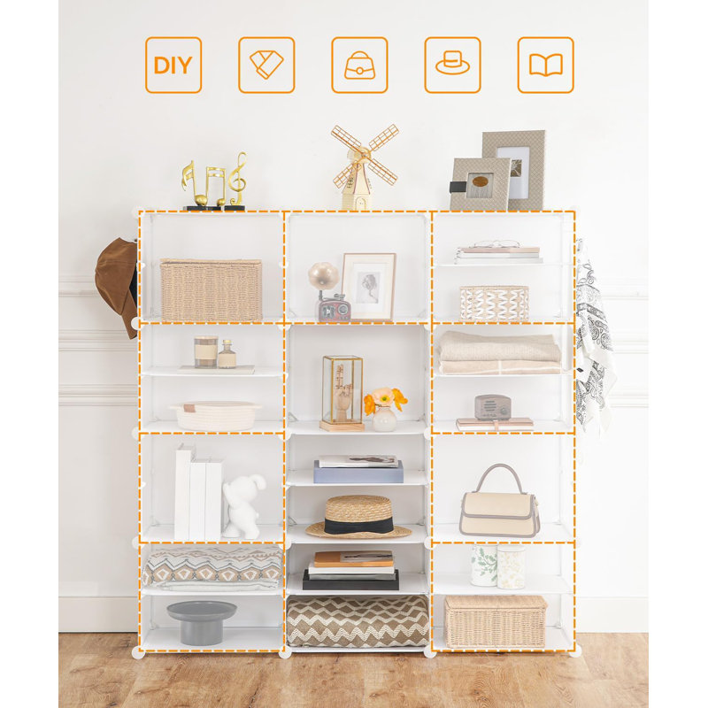 48 Pair Stackable Shoe Storage Box