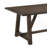 Dark Oak Finish Dining Table