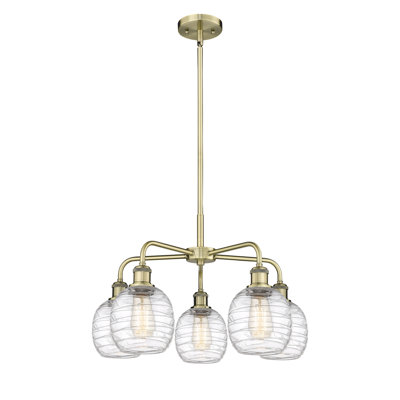 Lustre sphérique à 5 lumières Alve