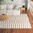 Robinson Striped Indoor / Outdoor Area Rug in Taupe/Ivory-189647411