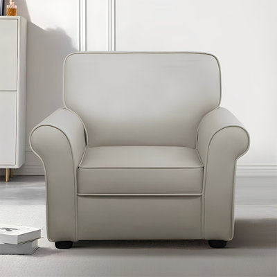 Modern Living Room Faux Leather Leisure Recliner