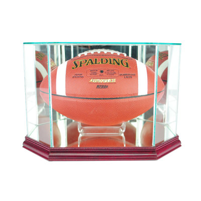 Perfect Cases And Frames 13'' W 8'' D Football Glass Ball / Puck Case