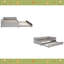 Lit de jour double rembourré en L avec lit gigogne escamotable double-1868120739