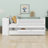 Daybed With Drawers And Trundle Bed, Shelves And Tables, USB Charging Station-862416962
