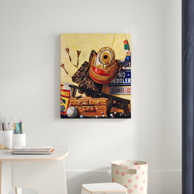 «Jouets pour garçons», reproduction sur toile tendue