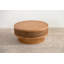 Table basse ronde en rotin et corde de chanvre avec plateau rabattable-131584471