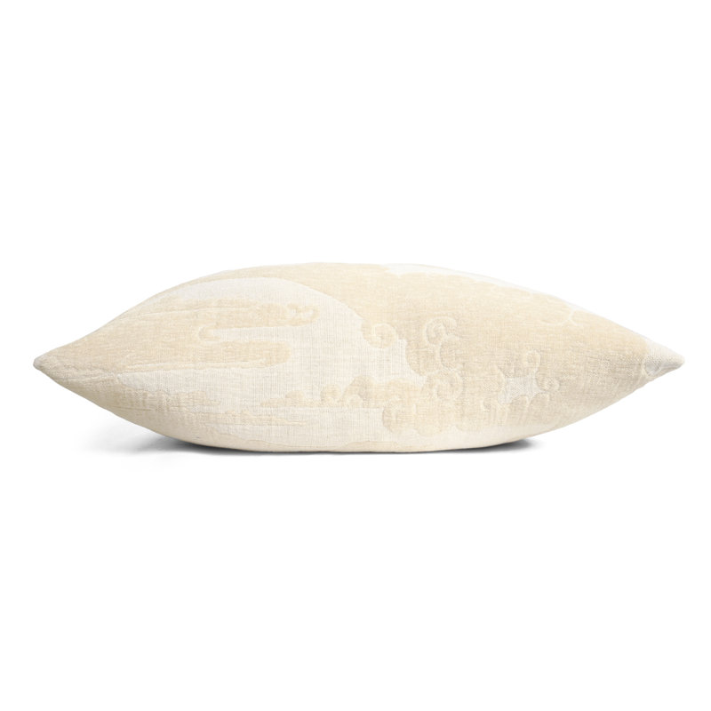 Clouds Square Pillow Cover & Insert, Cream