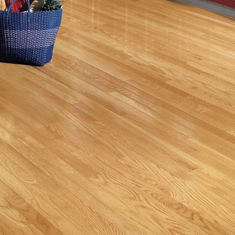 Parquet en chêne massif de 3/4 po d'épaisseur x 2 1/4 po x longueur variable, Naturel