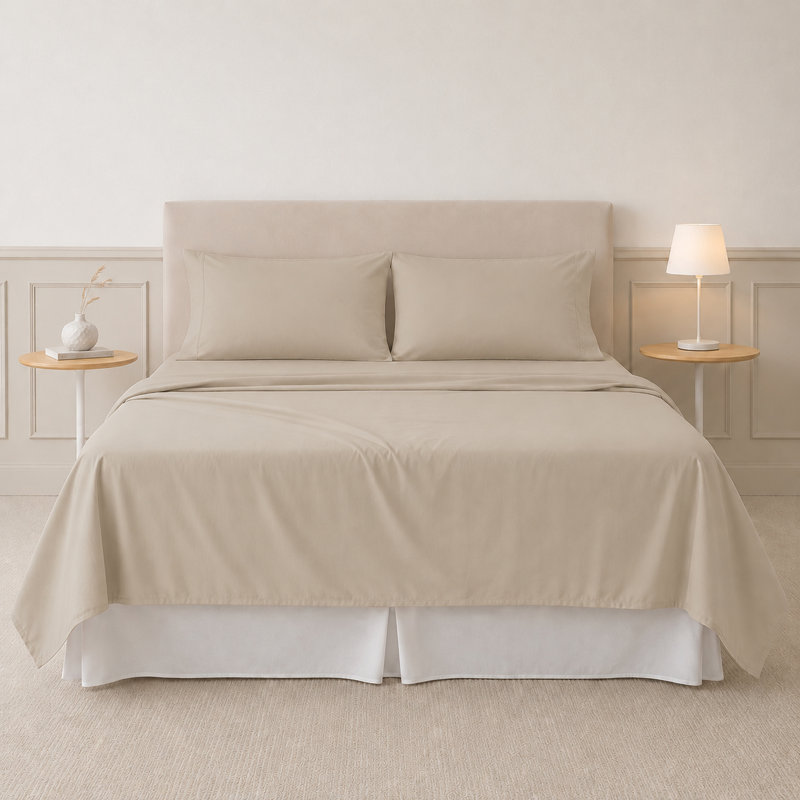 Modern Threads 4-Piece Ultra Soft Microfiber Sheet Set with Deep Pockets in Solids & Prints, Twin Sheet Set with 1 Pillowcase