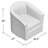 Hansell Upholstered Swivel Barrel Chair-1769212082