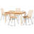Kersten 4 - Person Rattan Dining Set