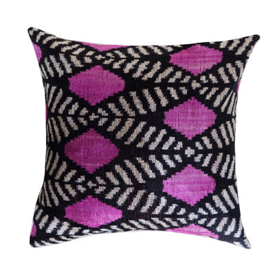 Coussin en soie Kara