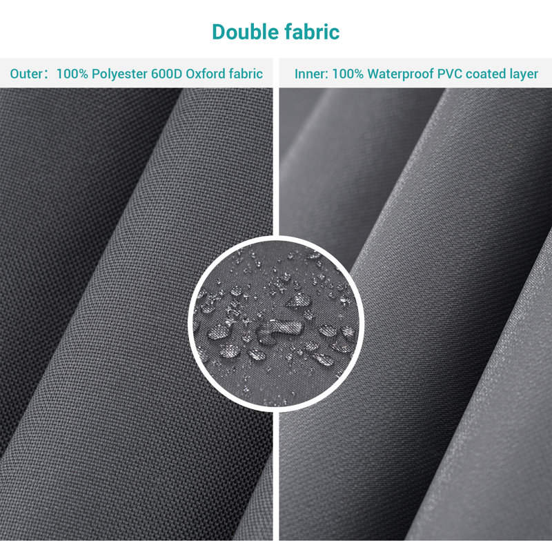 Outdoor Patio Umbrella Cover, Senior Ash