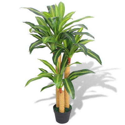 100cm Faux Dracaena Plant in Pot