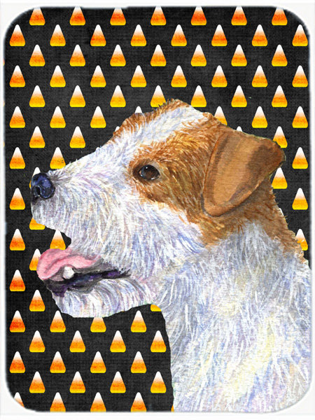 Planche à découper en verre caroline pour trésors de terrier Halloween Candy Corn