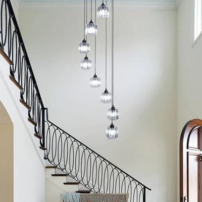 8 - Light Round LED Chandelier