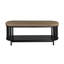 Banc rembourré avec tablette ouverte Zigmont