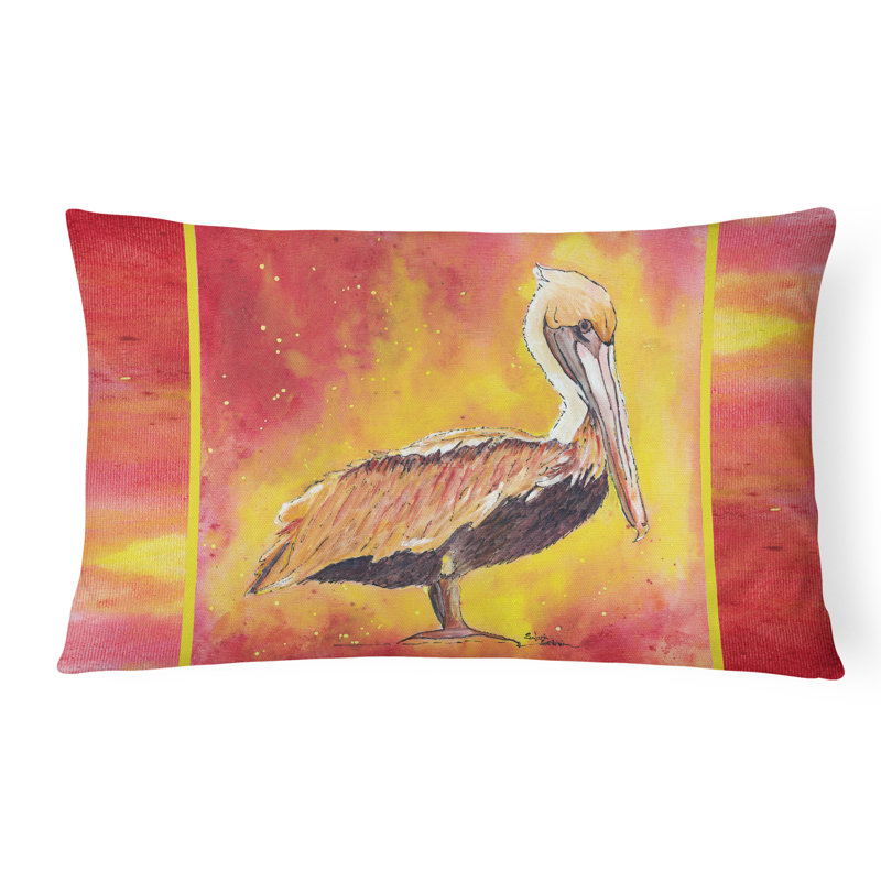 Coussin décoratif intérieur/extérieur pelican