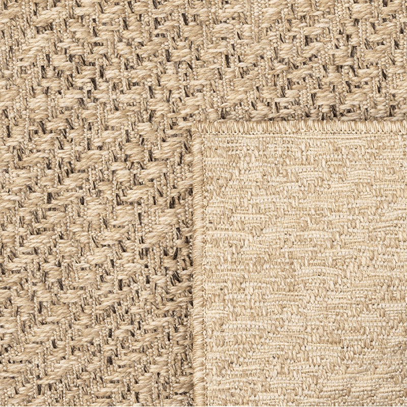 Alyrica Solid Colour Machine -made Area Rug, Natural brown, Rectangle 140 x 200 cm