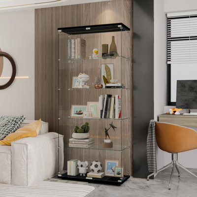73.82'' H x 31.69'' W Glass Display Case