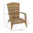 Patio Chair with Rattan Wicker, Soft Cushions, Tall Curved Backrest for Yard & Garden-417736501-417736502
