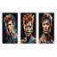 «Paint Fusion David Bowie Portrait I», ensemble de 3 célébrités en métal-263172591