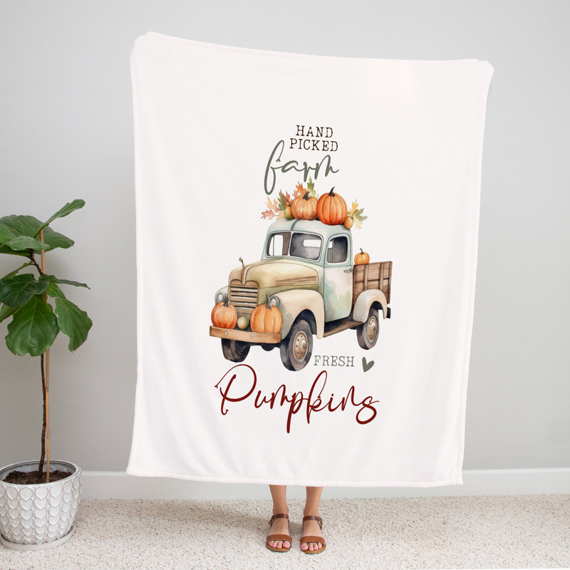 Throw Blanket, 68" W x 80" L, Abstract, Brown/Orange/White