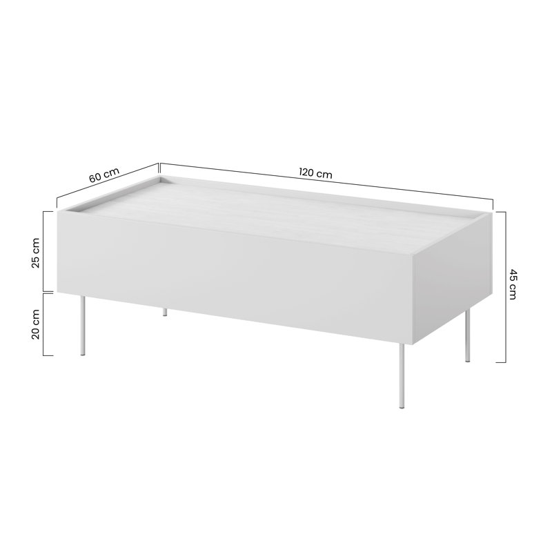Coffee table Catella, Black